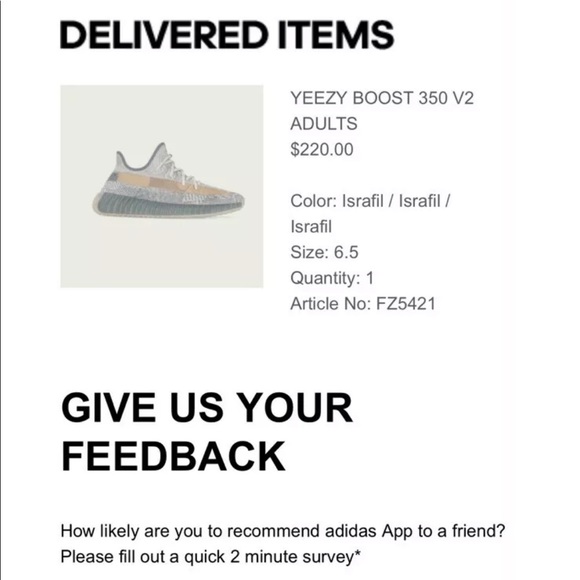 Yeezy Boost Israfil size 6.5 mens - Picture 7 of 8